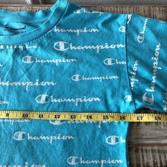 Champion Cropped Print Logo Tee - Picture 3 of 8